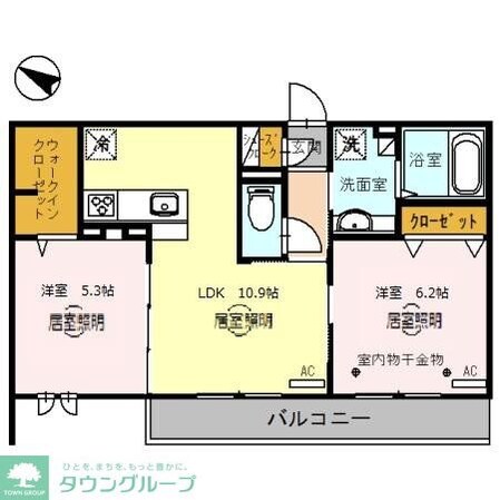 ロイジェントパークス レイクタウン II Aの物件間取画像